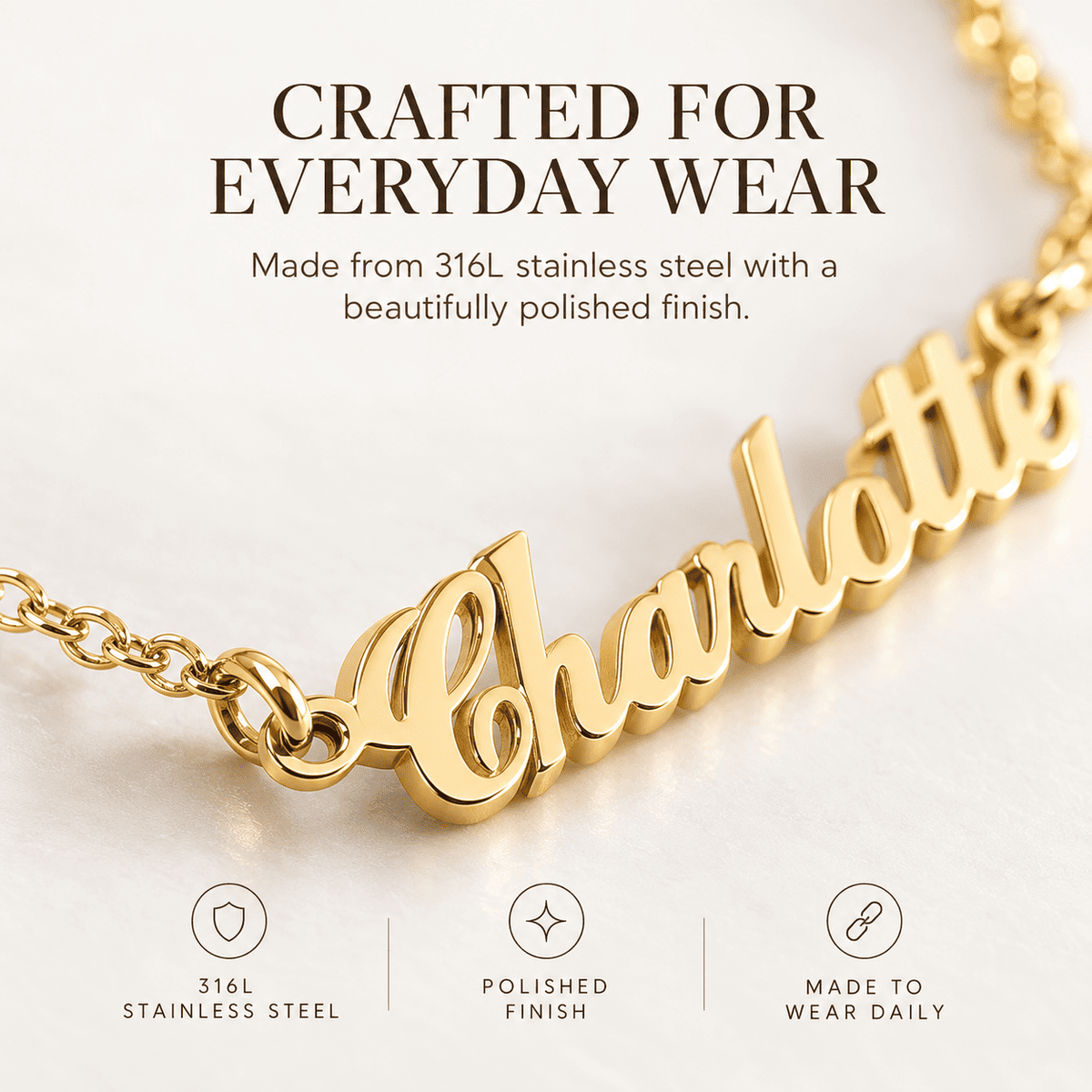 Everly Name Necklace