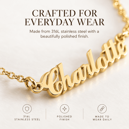 Everly Name Necklace