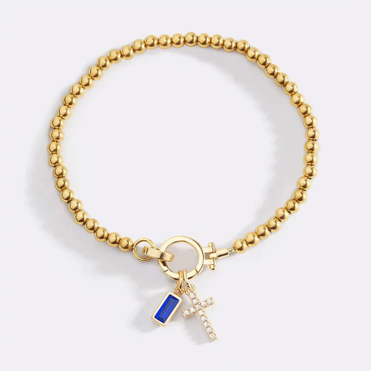 Your Month Cross Bracelet