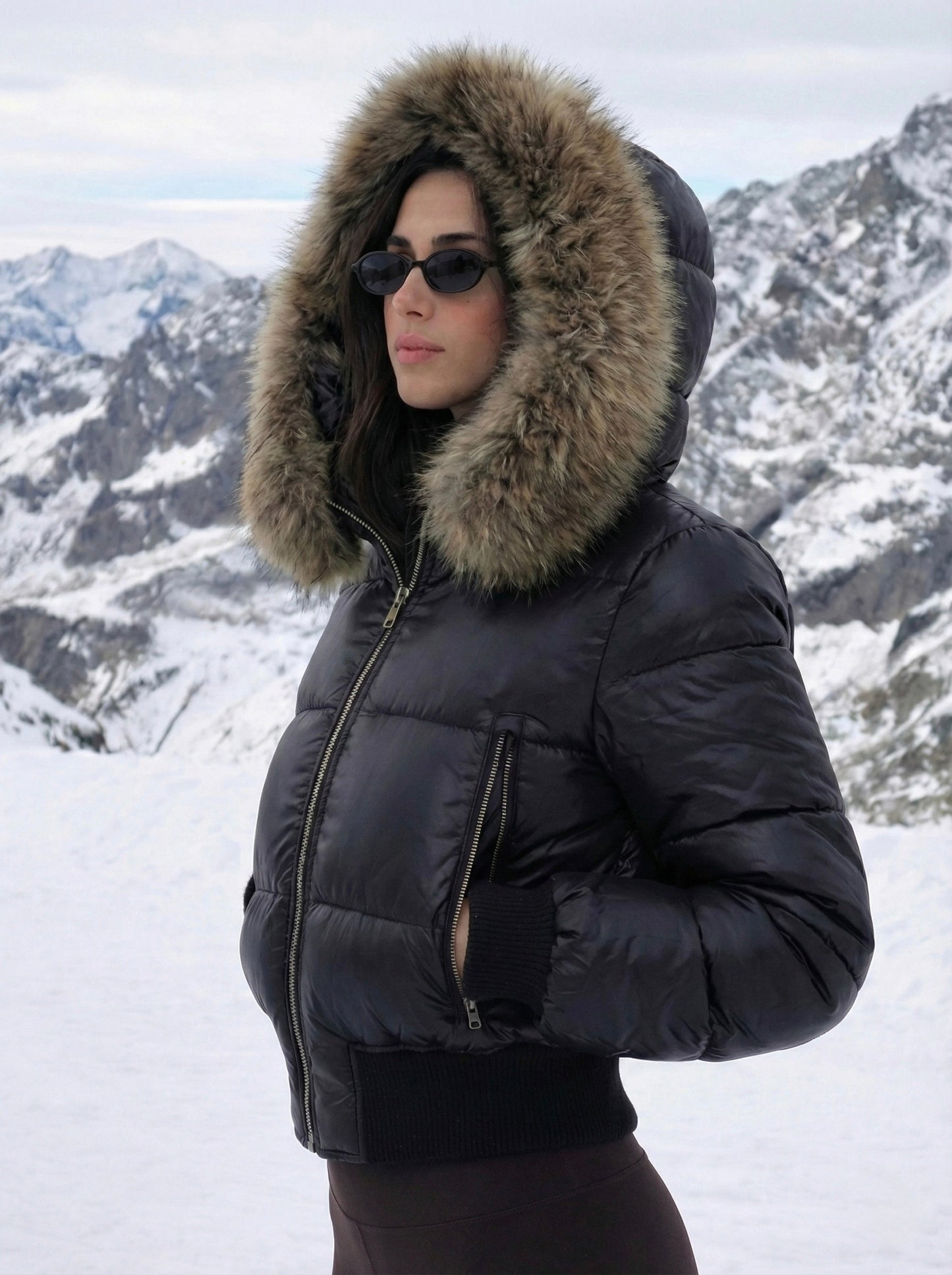 Savoy | Faux Fur Hooded Puffer Jacket