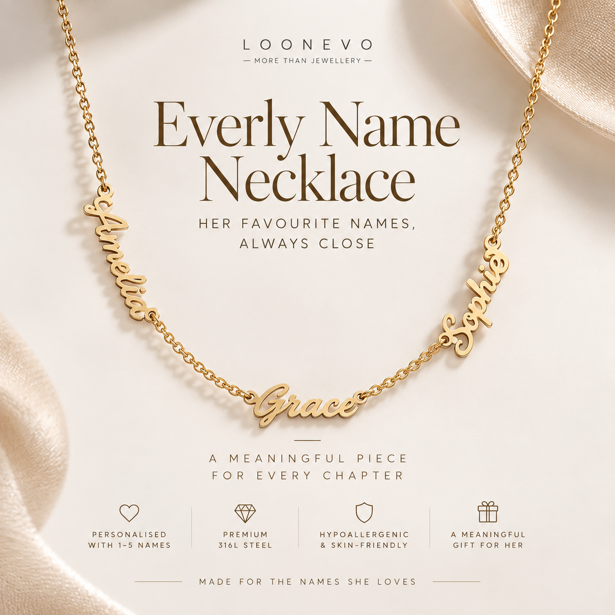 Everly Name Necklace