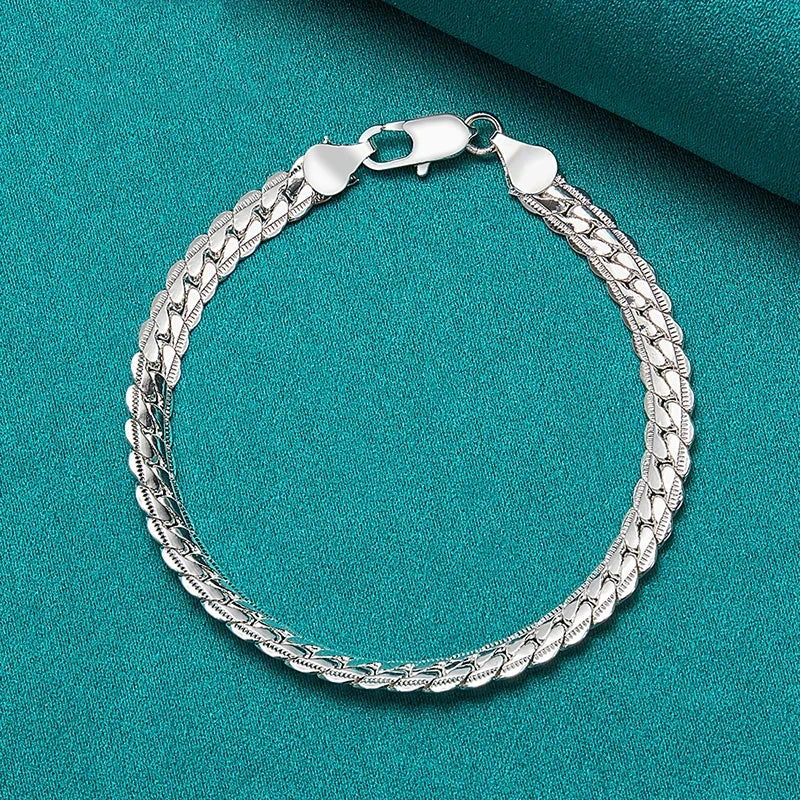 Noble Elegance – Luxury Bracelet in 925 Silver - main view