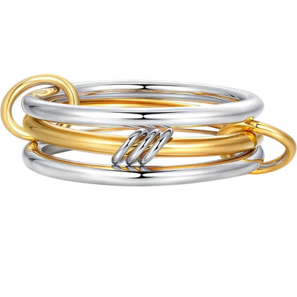 Golden Aura – Hypoallergenic Women’s Ring with Zirconia