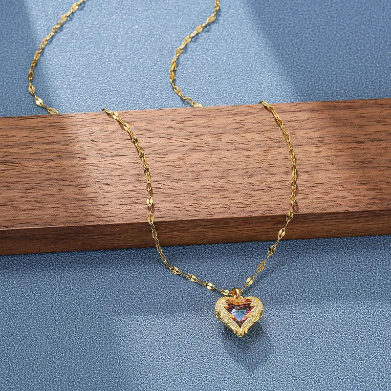 Thalira Elegance Women's Necklace – 18K Gold Plated