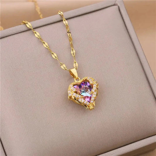 Thalira Elegance Women's Necklace – 18K Gold Plated - main view